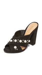 Schutz Fera Imitation Pearl Heeled Mules