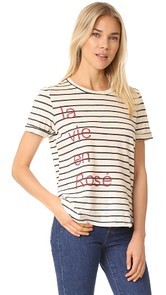 Sol Angeles Rose Stripe Tee