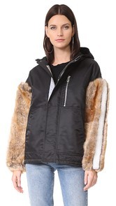 Sandy Liang Gilmore Shearling Coat