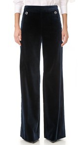 Temperley London Opus Velvet Button Trousers
