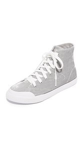 Tretorn Marley Velvet High Top Sneakers