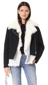 IRO Bells Jacket with Removable Fur Vest