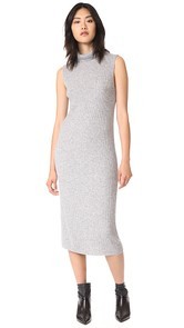 James Perse Cashmere Turtleneck Dress