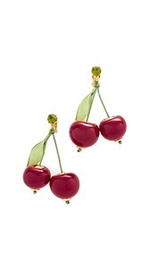 Kate Spade New York Ma Cherie Cherry Statement Earrings