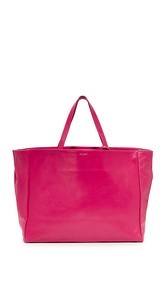 What Goes Around Comes Around Yves Saint Laurent Leather Tote (Previously Owned)
