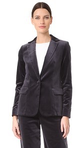 FRAME Classic Velvet Blazer