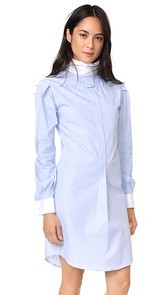 R13 Backwards Shirtdress with French Cuffs