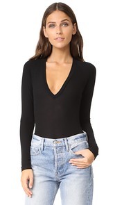 Only Hearts V Neck Bodysuit