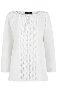 блузка с перфорацией La Reine Blanche