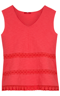 топ с кружевной отделкой S.Oliver Casual Women