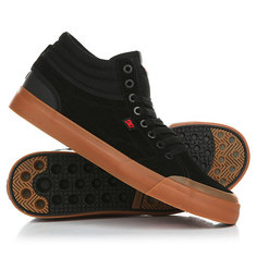 Кеды кроссовки высокие DC Evan Smith Hi S Black/Gum