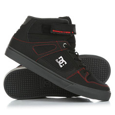 Кеды кроссовки высокие детские DC Sprtn Hi Se Ev Black/Red/Grey