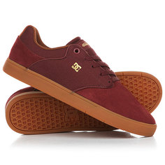 Кеды кроссовки низкие DC Mikey Taylor Maroon
