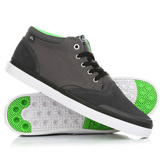 Кеды кроссовки высокие Quiksilver Verant Mid Grey/White/Green
