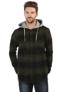 Рубашка в клетку DC Runnel Dark Olive