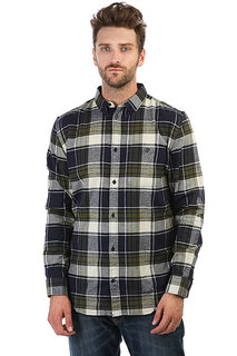 Рубашка в клетку DC South Ferry Ls Dark Indigo