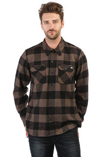 Рубашка в клетку Dickies Sacramento Gravel Gray