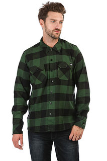 Рубашка в клетку Dickies Sacramento Pine Green