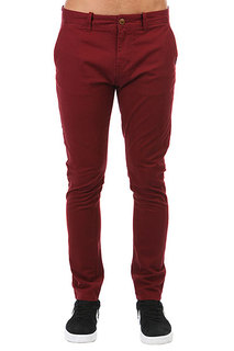 Штаны узкие Quiksilver Krandy Pomegranate