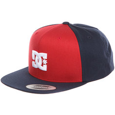 Бейсболка с прямым козырьком DC Snappy Hats Rio Red