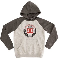 Толстовка кенгуру детская DC Shoes Smashed Ph Ra Heather Grey