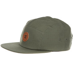 Бейсболка с прямым козырьком DC Cramper Camper Hats Vintage Green