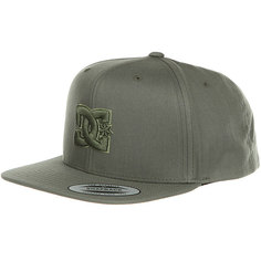 Бейсболка с прямым козырьком DC Snappy Hats Fatigue Green