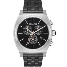 Кварцевые часы Nixon Time Teller Chrono Black/Steel