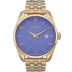 Кварцевые часы женские Nixon Bullet Gold/Lavender