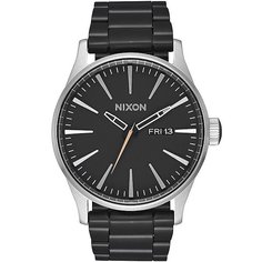 Кварцевые часы Nixon Sentry Black/Steel