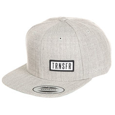 Бейсболка с прямым козырьком Transfer Classic Snapback 6 Panel Heather/Grey