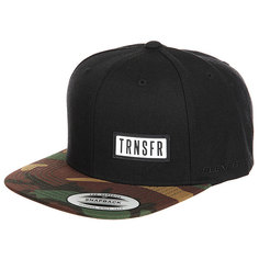 Бейсболка с прямым козырьком Transfer Classic Snapback 6 Panel Camo/Black