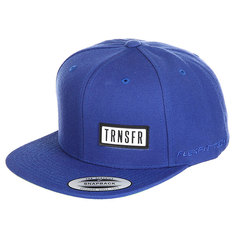 Бейсболка с прямым козырьком Transfer Classic Snapback 6 Panel Royal