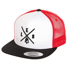 Бейсболка с сеткой Les Trucker Black/White/Red