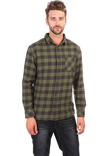 Рубашка в клетку Quiksilver Motherflyfla Riffle Green