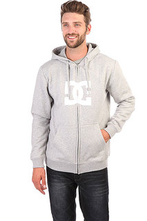 Толстовка кенгуру DC Star Grey Heather/White