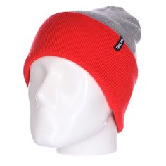 Шапка носок TrueSpin Neon 2 Tone Roll Up Heather Grey/Infrared