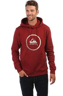 Толстовка кенгуру Quiksilver Big Logo Hood Pomegranate