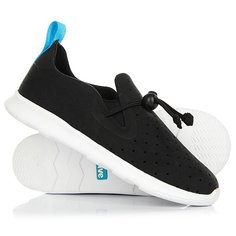 Ботинки низкие детские Native Apollo Moc Child Jiffy Black/Shell White