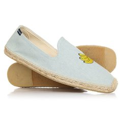 Эспадрильи Soludos Banana Embr Smoking Slipper Chambray