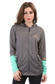 Толстовка кенгуру женская Dakine Freedom Front Zip Hoodie Grey