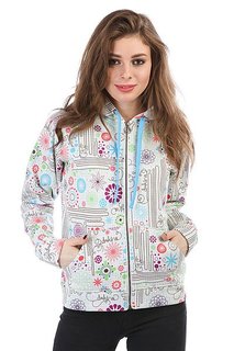 Толстовка кенгуру женская Dakine Girls Allover Hoodie White