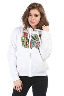 Толстовка кенгуру женская Dakine Girls Positive Hoodie White