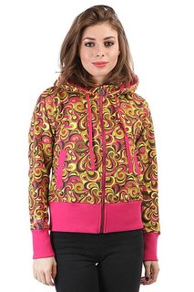 Толстовка кенгуру женская Dakine Girls Print Hoodie Pink