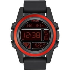 Электронные часы Nixon Unit Red/Black