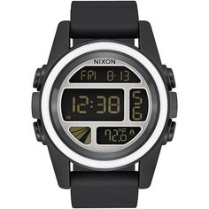 Электронные часы Nixon Unit Black/White/Silver