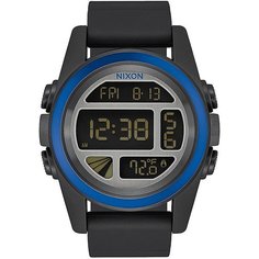 Электронные часы Nixon Unit Black/Blue/Gunmetal