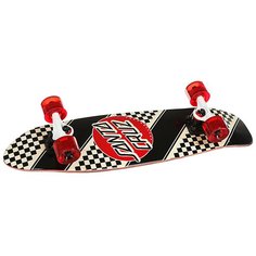 Скейт мини круизер Santa Cruz Check Stripe Jammer Cruzer Black/Red 7.4 x 29.1 (73.6 см)