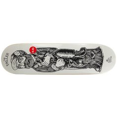 Дека для скейтборда для скейтборда Element Family Faller Grey/Black 32 x 8.2 (20.8 см)