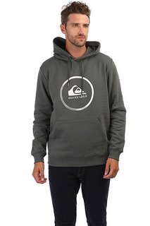 Толстовка кенгуру Quiksilver Big Logo Hood Urban Grey